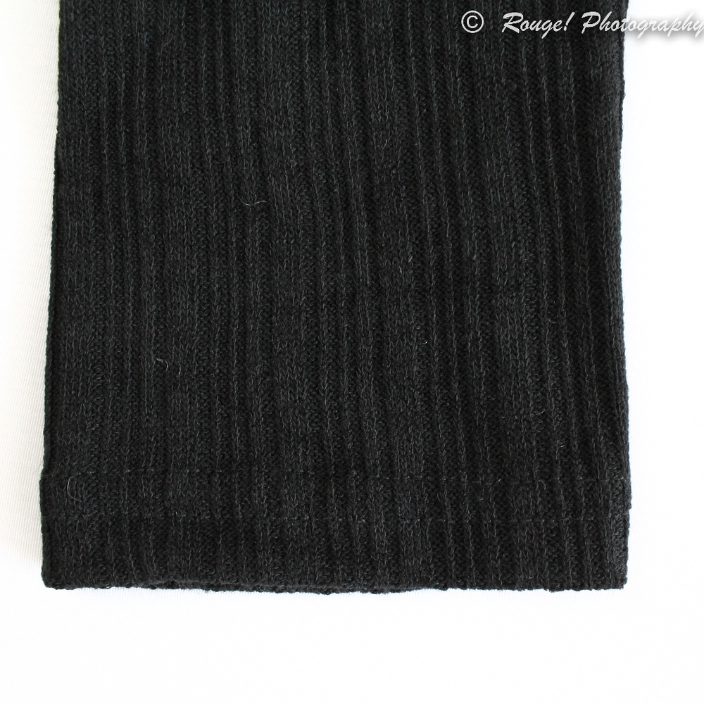 Faux Fur Collar Open Black Cardigan - Picture 8 of 8